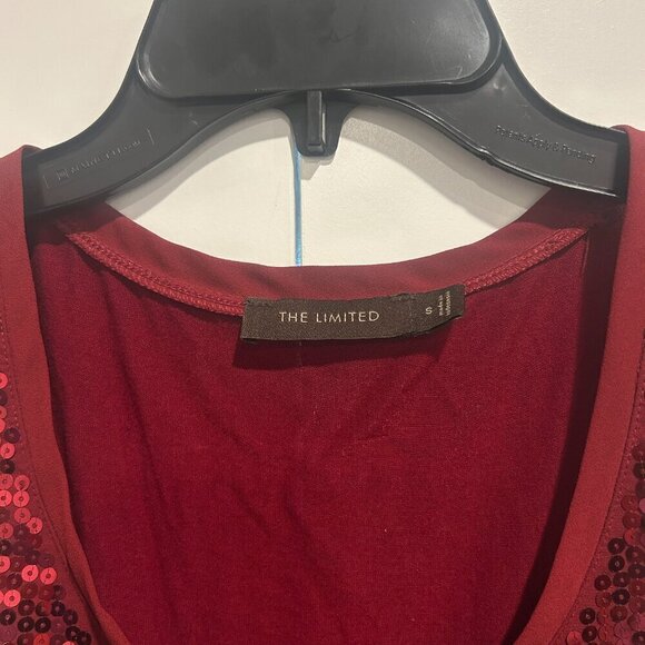 The Limited Red Sequin Tank Top Women’s Size S - Picture 2 of 7